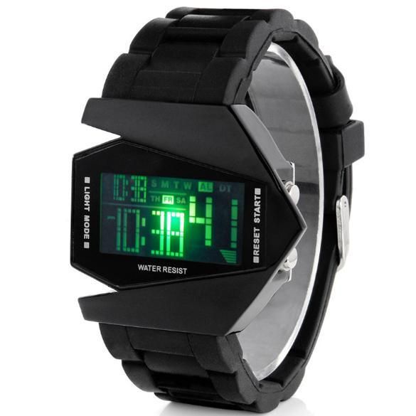 New Fashion Cool Unisex Colorful  Aircraft Watch Sports Watch