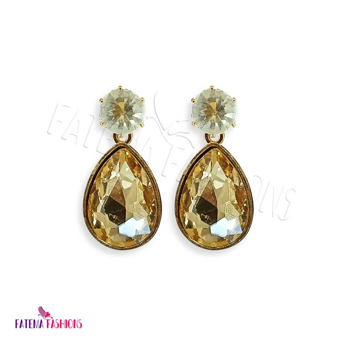 Ear Ring for Women (Crystal Color 1 Pair)