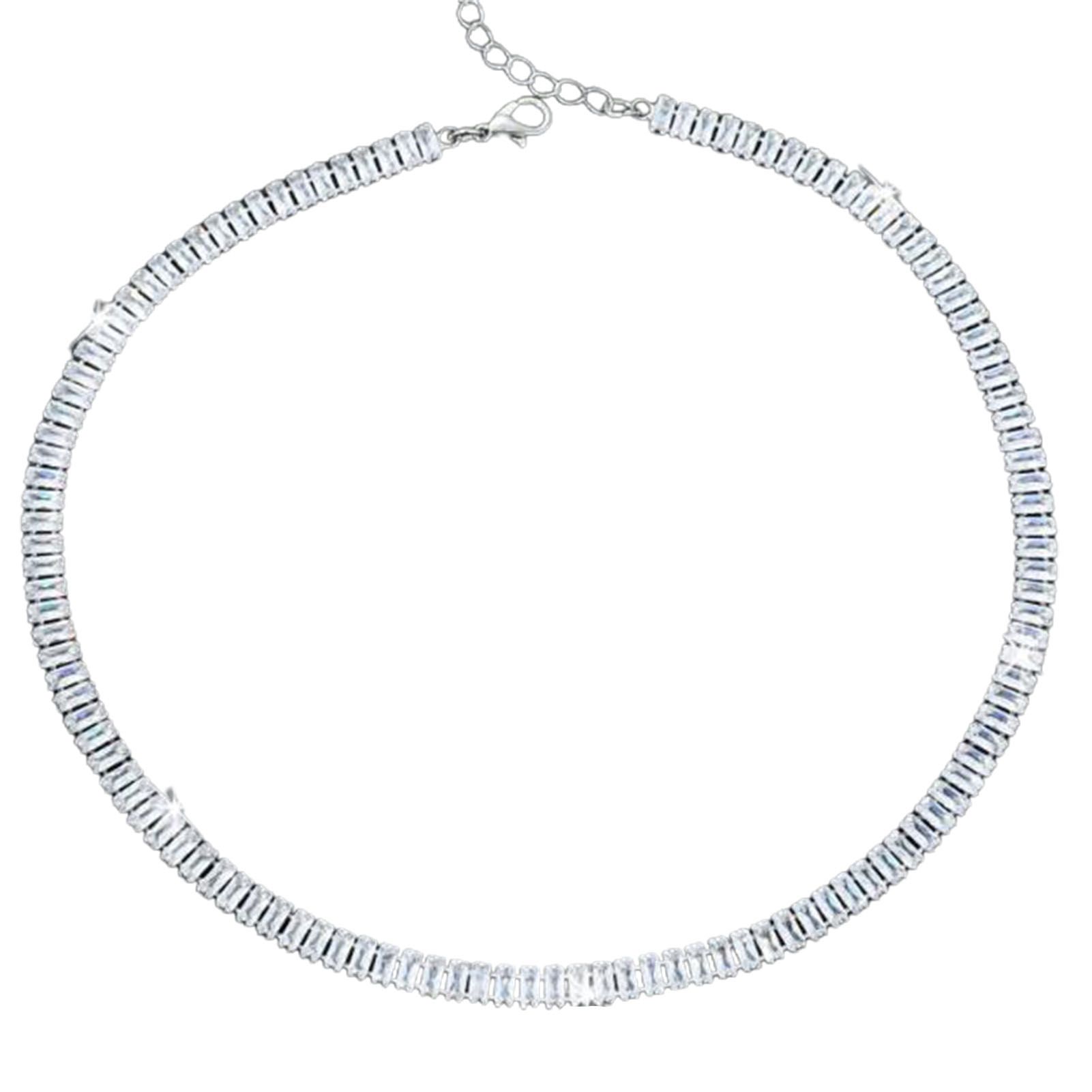 Collar Neckle Adjusle Cubic Zirconia Women Collar Neckle