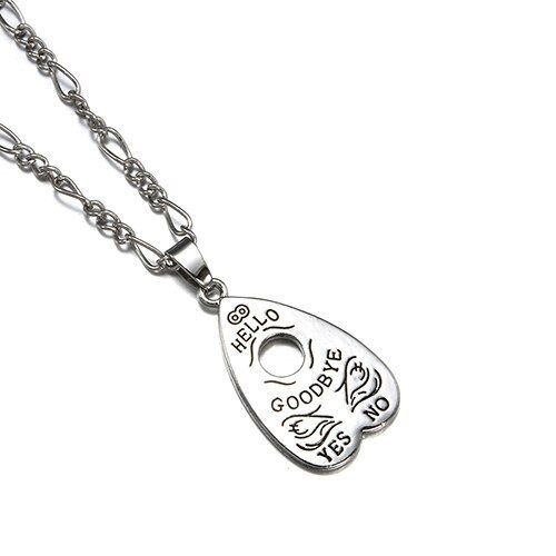 5 stlyes Ouija Antique Pendant Necklace Heart letter Pendants Necklace Punk Style for women men Fashion Jewelry 2020
