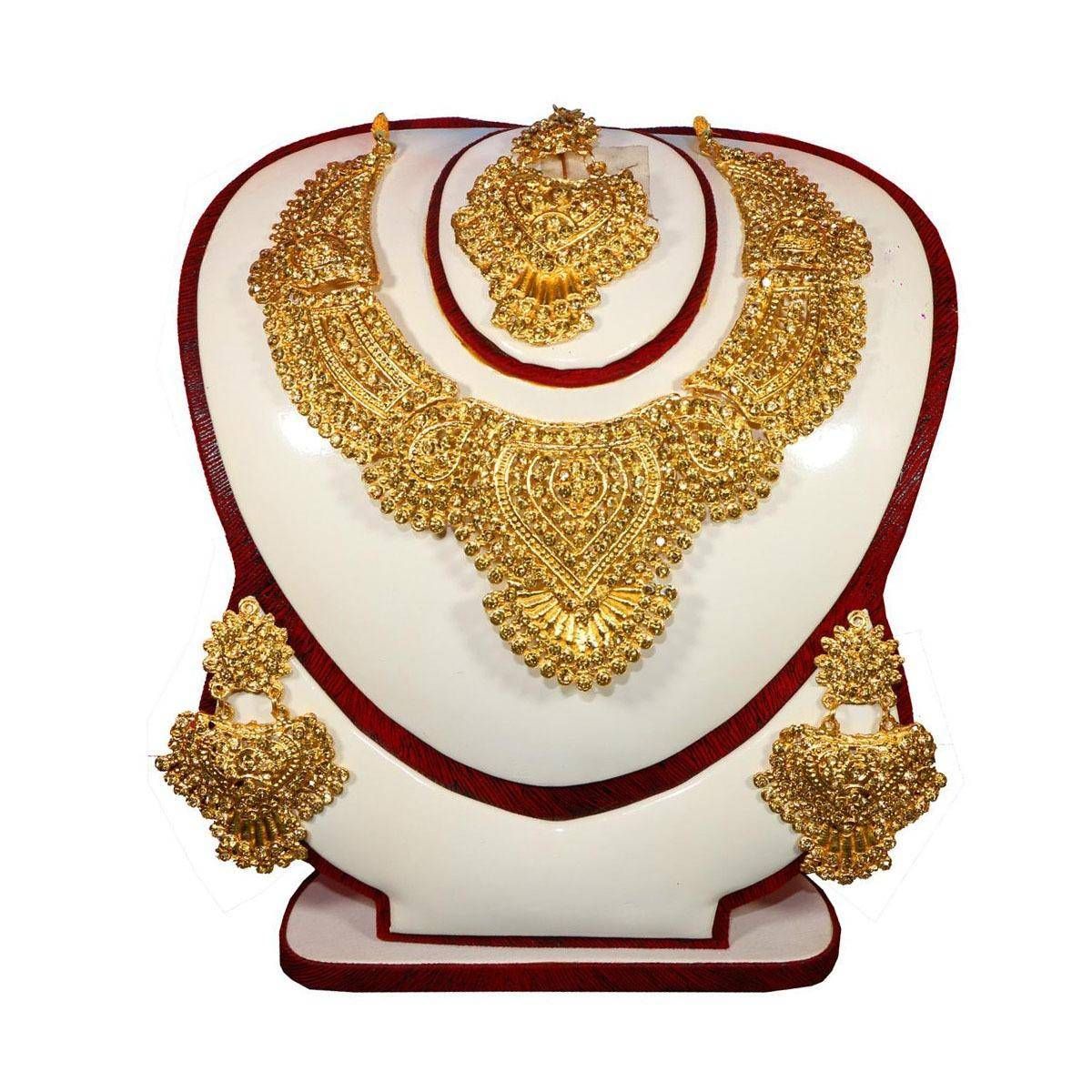 Unique Design Gold Plated Jewellery Set