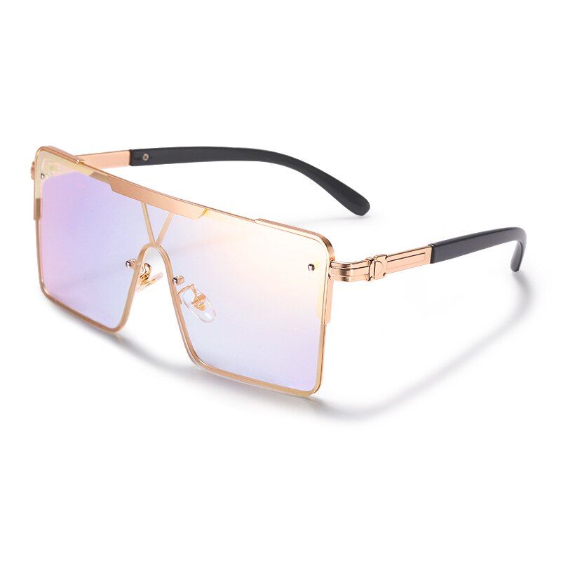 2Square sunglasses ladies retro vintage flat top shield black sunglasses female luxury designer oversized Oculos De Sol UV400