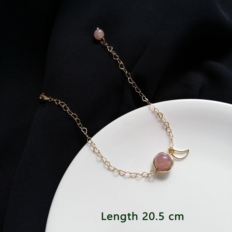 40 Style Korean Fashion Imitation Pearls Daisy Flower Bracelet Color Green Stone Rhinestone Moon Star Bracelets for Women