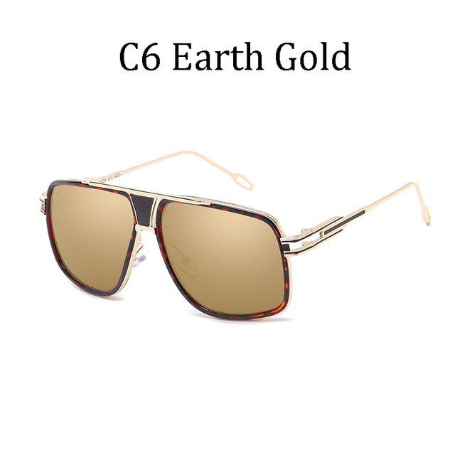 615 C62020 Sunglasses Men Brand Designer retro Sun Glasses Driving Oculos De Sol Masculino Grandmaster Square Sunglass UV400