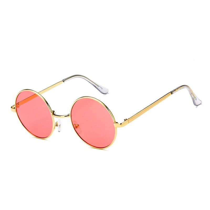 C5 redHAPTRON fashion clear sunglasses Metal Sunglasses Men Round Sunglass Steampunk Eyewear Female Vintage Mens color SunGlasses