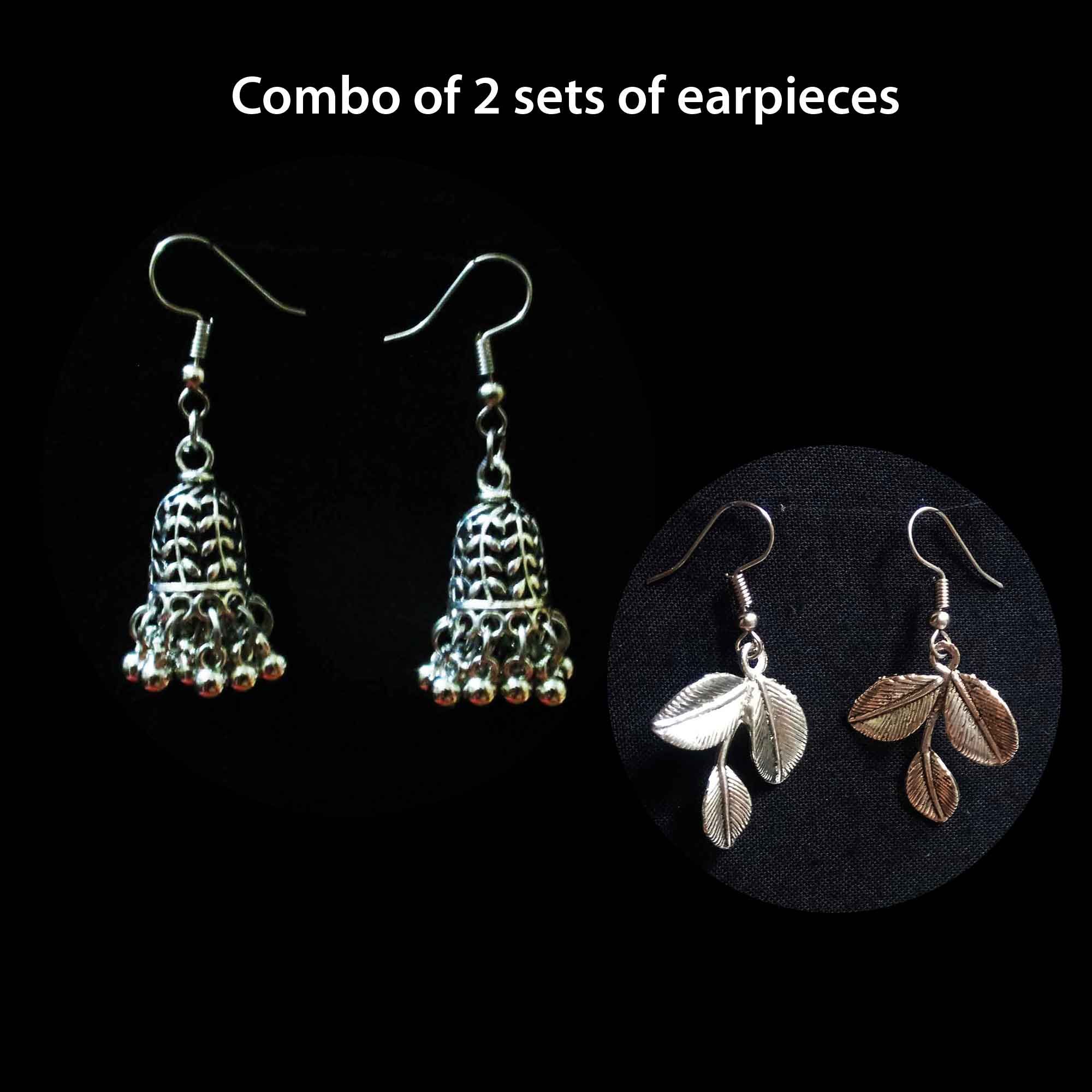 Earpieces / Jhumka [antique metal] - woman - Ear Ring