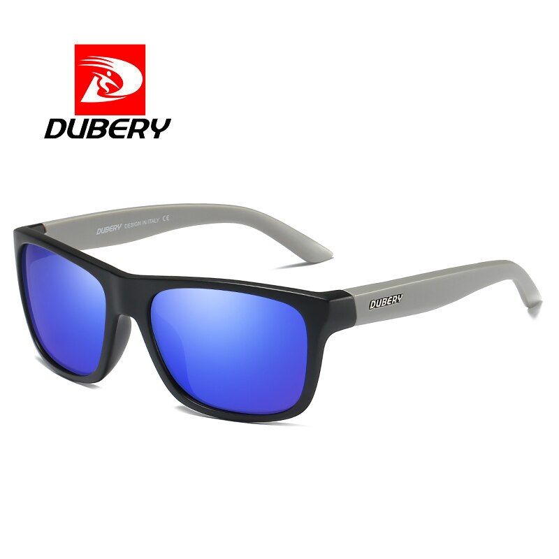 182A5DUBERY Brand Design Polarized HD Sunglasses Men Driving Shades Male Retro Sun Glasses For Men Summer Mirror Square Oculos
