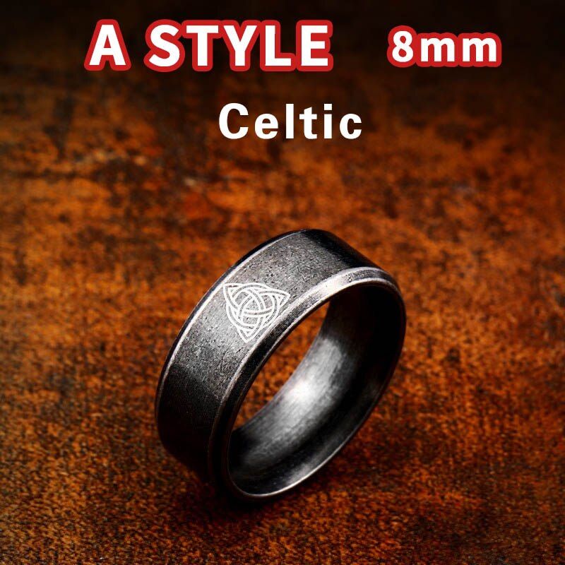 Beier 316L Stainless steel nose viking scandinavian Odin 's Symbol Valknut for men Wedding Ring Cool fashion Jewelry LR-R093