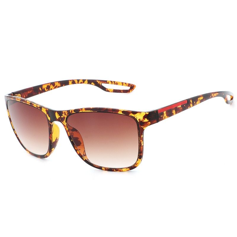 LeopardHDCRAFTER Men Women Square Sunglasses UV400 Lens Brand Designer Sun glasses Male oculos de sol