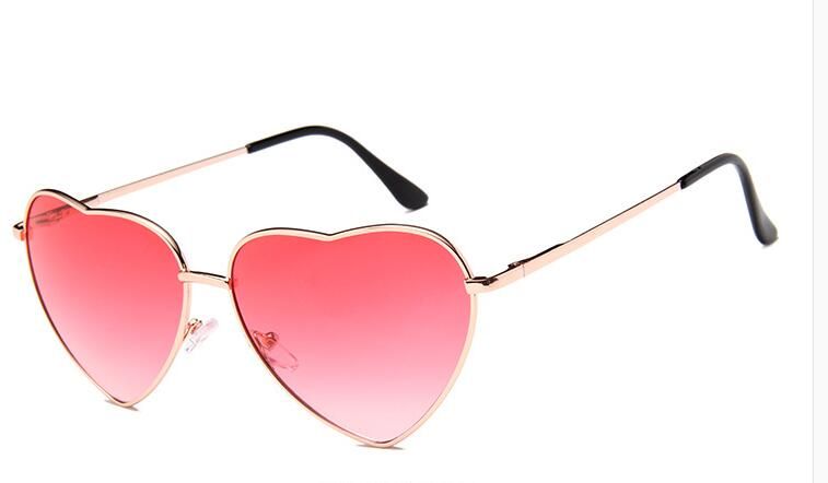 G270 NO 4GLTREE Fashion Women Sunglasses Heart-Shaped Metal Frame Gradient Mirror Brand Design Men's Sunglasses Oculos De Sol UV400 G270