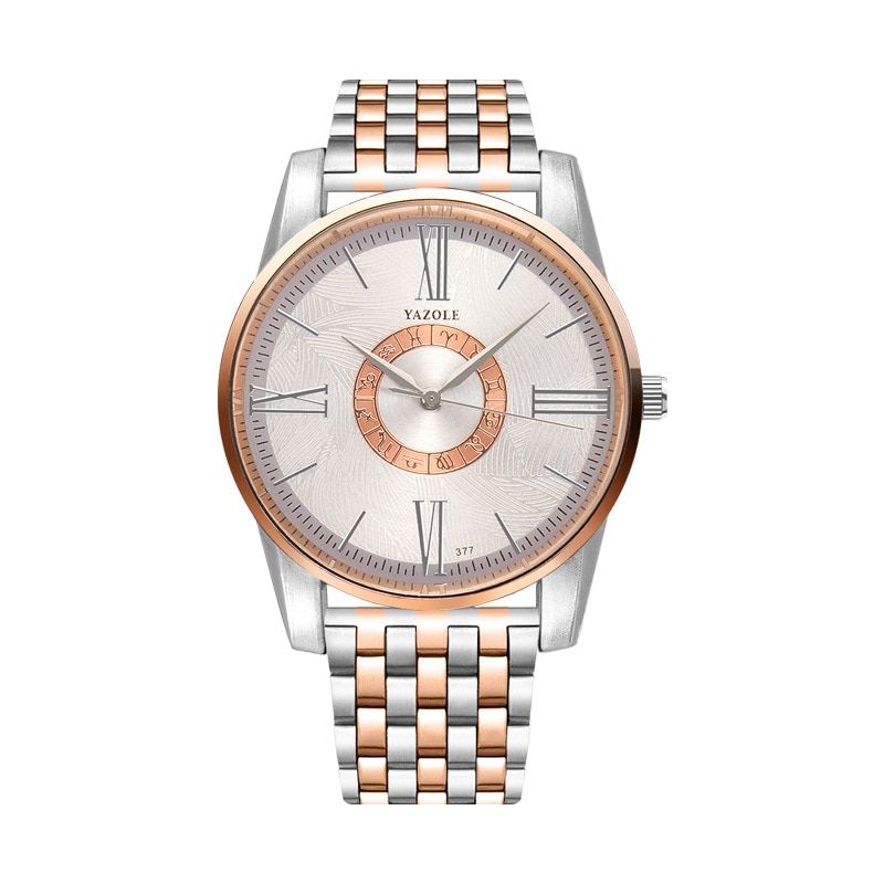 Watch Men's Casual Steel Band Men's Watch Quartz Watch Sports Outdoor Fashion Watch