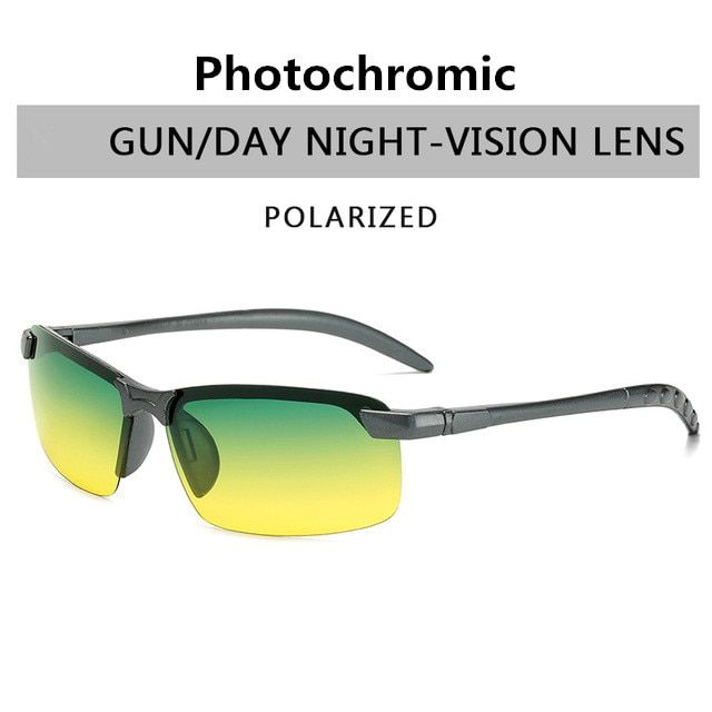 C4Classic Photochromic Driving Sunglasses Men Brand vintag Polarized Chameleon Discoloration Sun glasses men Anti-glare Goggles