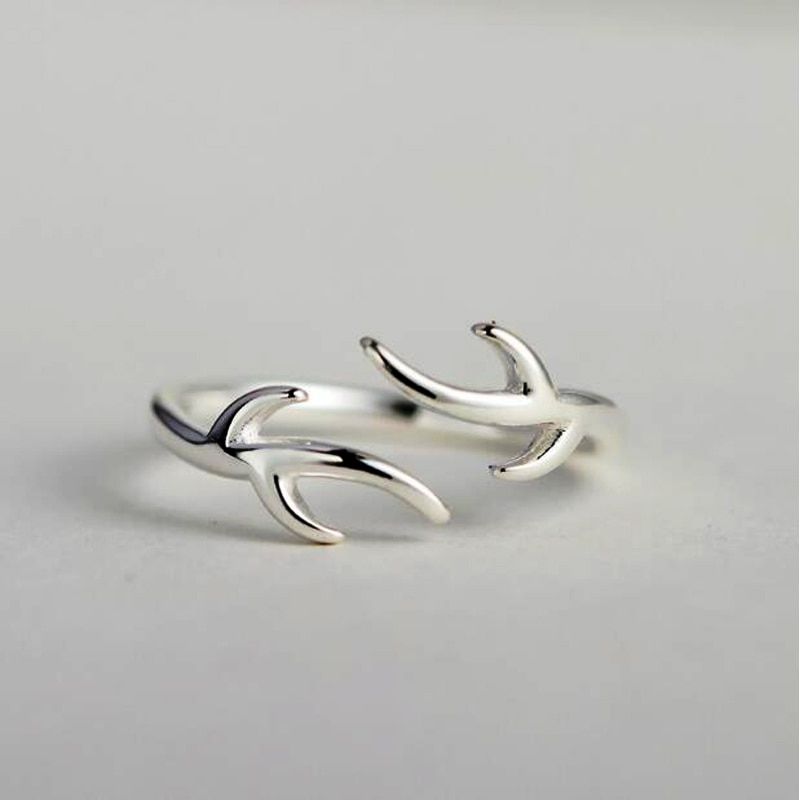 SMJEL Korean  Geometric Circle Open Adjustable Rings For Women Micro Pave Feather Leaves Wave Cat Femme Finger Rings Gifts