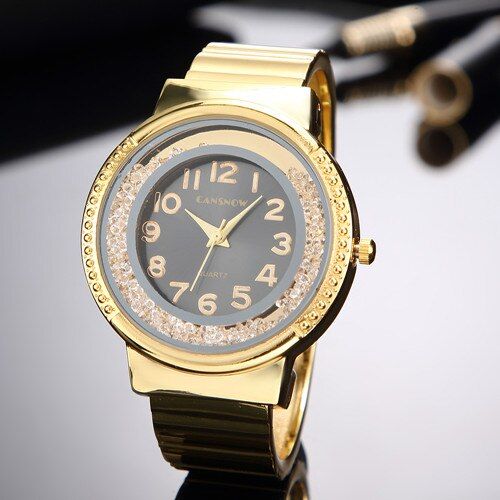 Women Bracelet Watches 2021  Stylish Silver Gold Dial Lady Dress Full Steel Analog Quartz Clock Hot zegarek damski