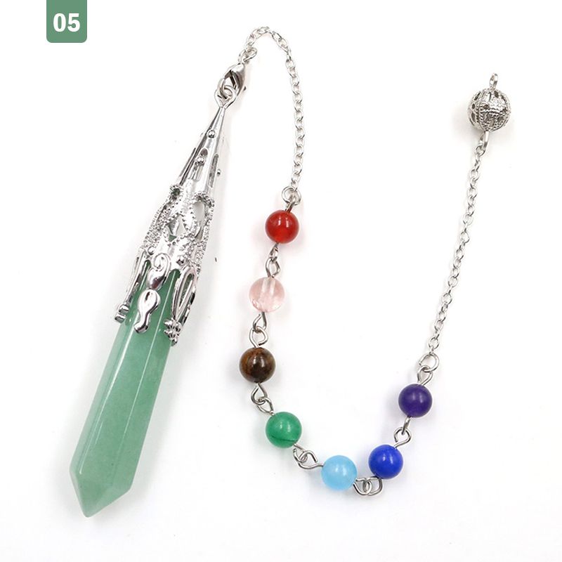 Natural Crystal Gemstone Jewellery Pendulum chakra meditation