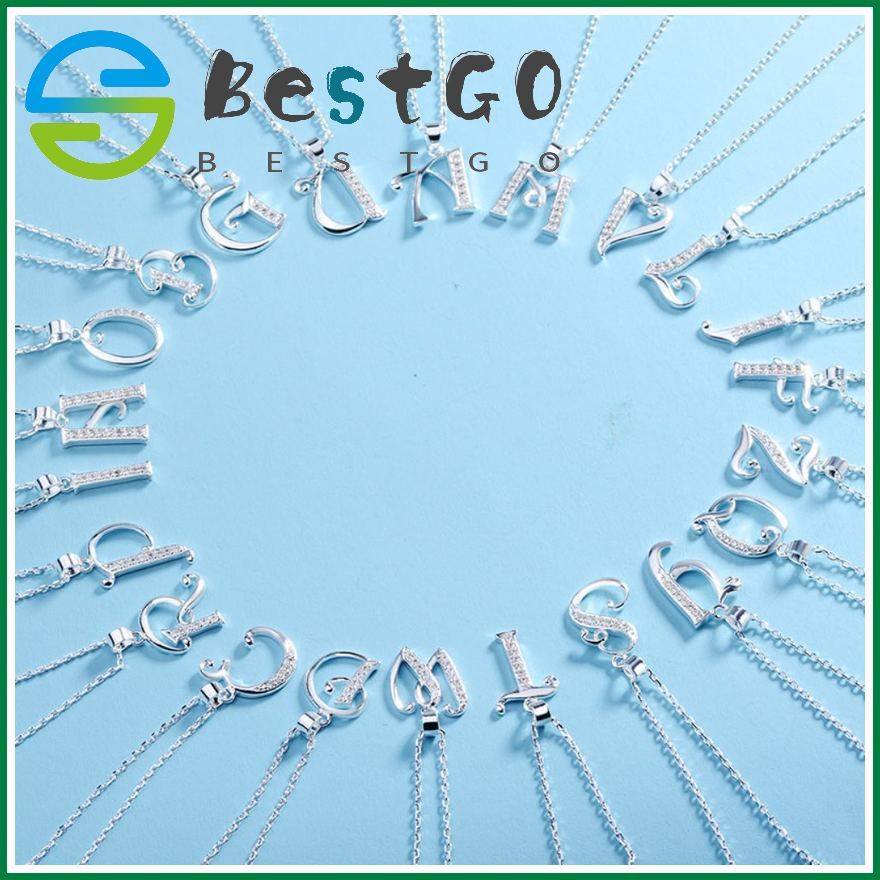 Korean Of The Creative Letter Necklace A Letter Micro-Encrusted Pendant Fashion Romantic Gift Jewelry