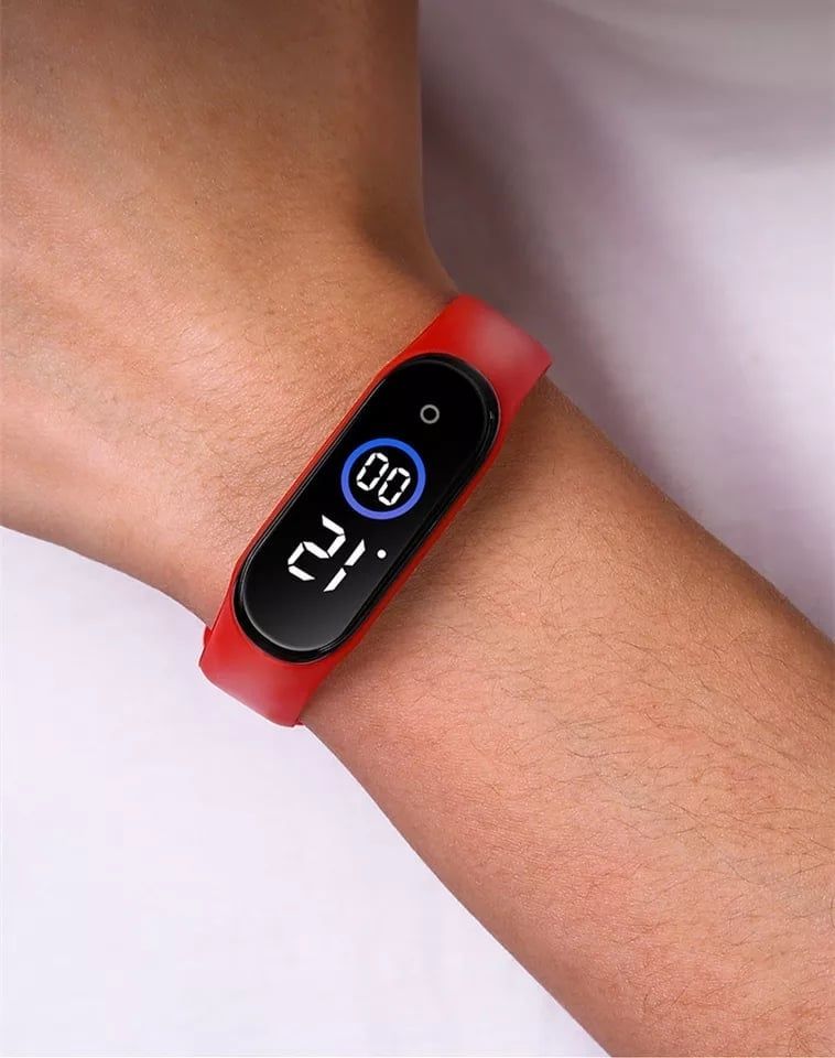 Silicone New Fashion Touch LED Sports Watch Waterproof