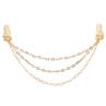 Fashion Multilayer Chain Duck Clasp Clothes Collar Shawl Cardigan Clip Jewelry