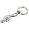 Glossy Music Metallic Keychain Organizer Key Ring Handbag Pendant Decor