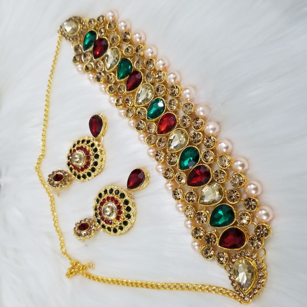 Exclusive fashionable choker necklace set For Women/ Girls