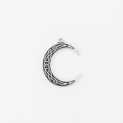 1pc Elegant Crescent Moon Pendant Necklace For Women Charm Irish Celtics Moon Necklace Jewelry High Quality