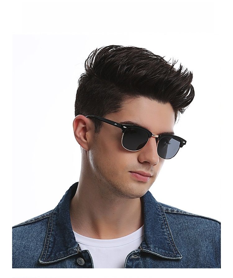 Round Oval Style Men Women Sunglasses Metal Frame Small Lens Fashion Shades