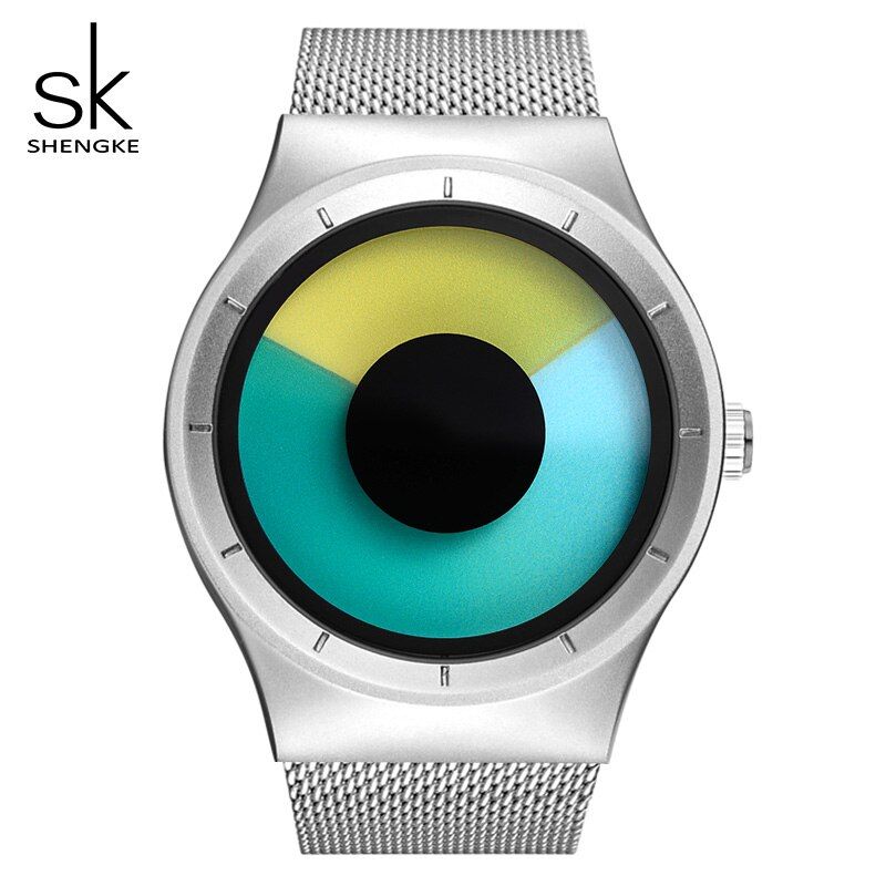 SK Creative Women WristWatches Stainless Steel Digital Clock Woman Digital Watch Blue Led Watch woman Led Clock Digital Watch