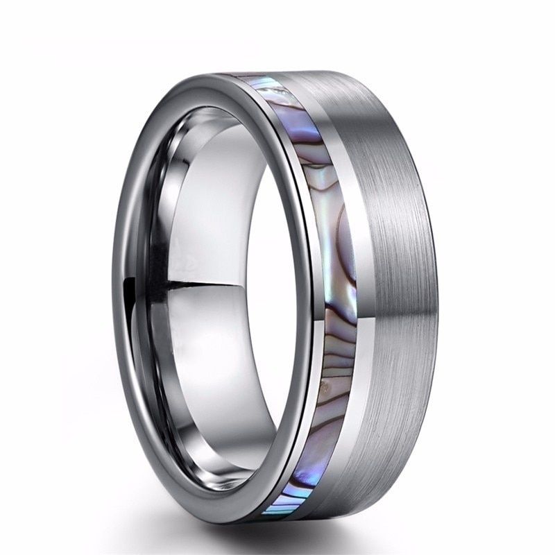 Fashion Men Ring Luxury High Polished Classic Simple Men Ring Wedding Ring Jewelry Gift
