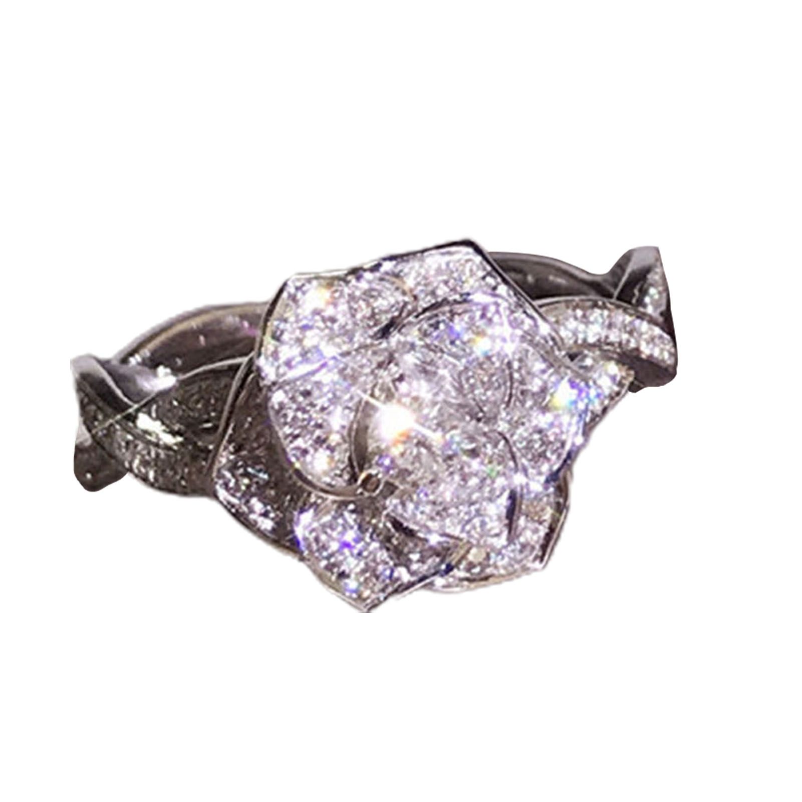 Women Ring Shiny Lightweight Fashion Appearance Finger Ring