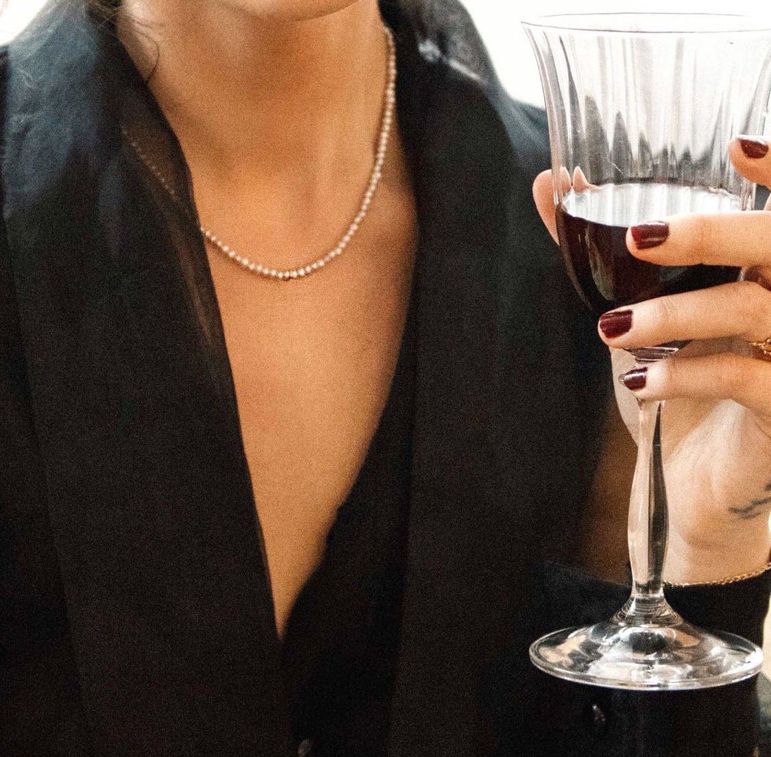 17KM Punk Baroque Irregular Pearl Chain Choker Necklace For Women Asymmetric Lock Pearl Pendant Necklaces 2021 Trend Jewelry