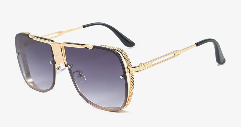 17169 C12021 Fashion DPZ Cool Unique Square Aviation Style Cascais Sunglasses Men Brand Design Sun Glasses Oculos De Sol Masculino