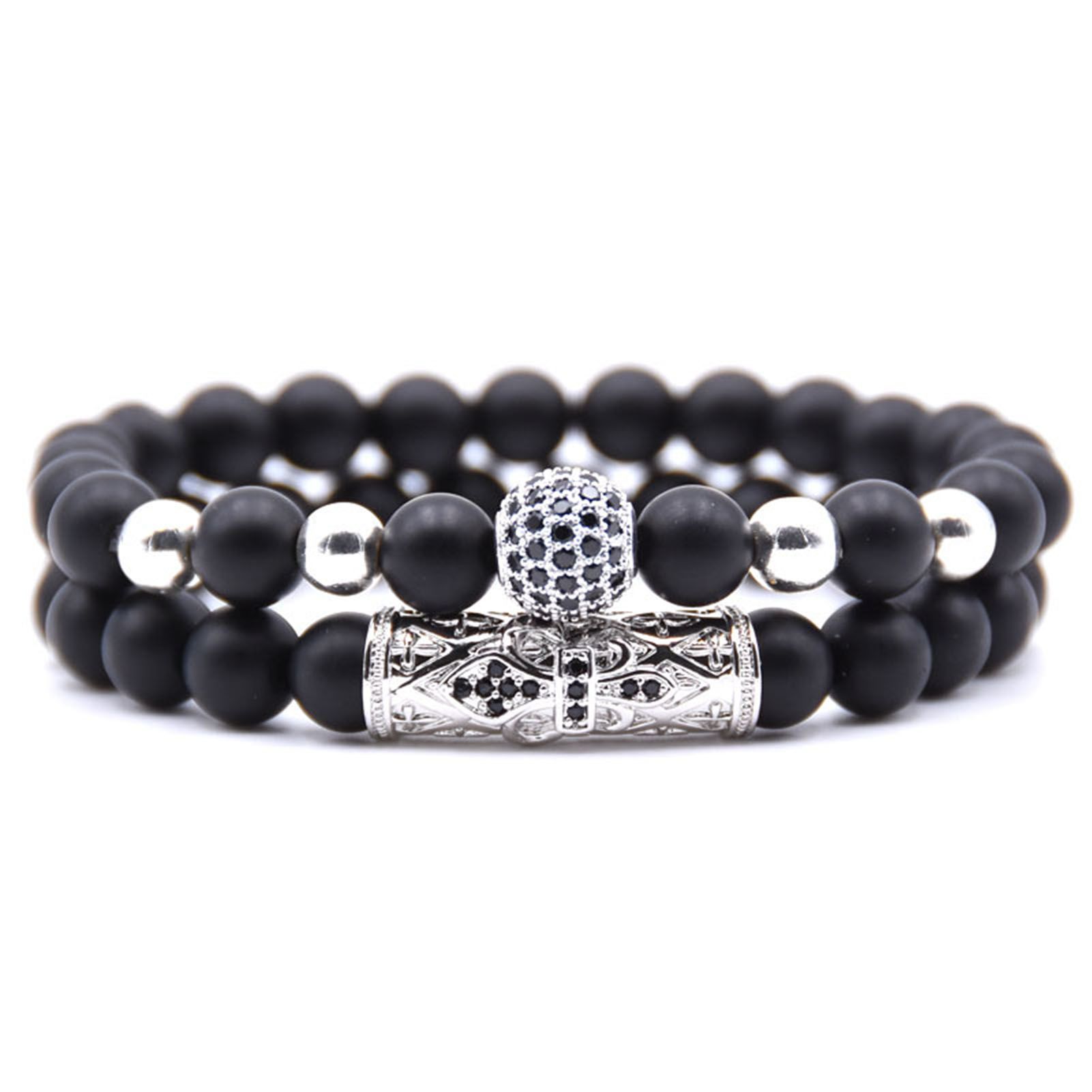 Men Brelet Attrtive Delicate Bead Elastic Hand Brelet