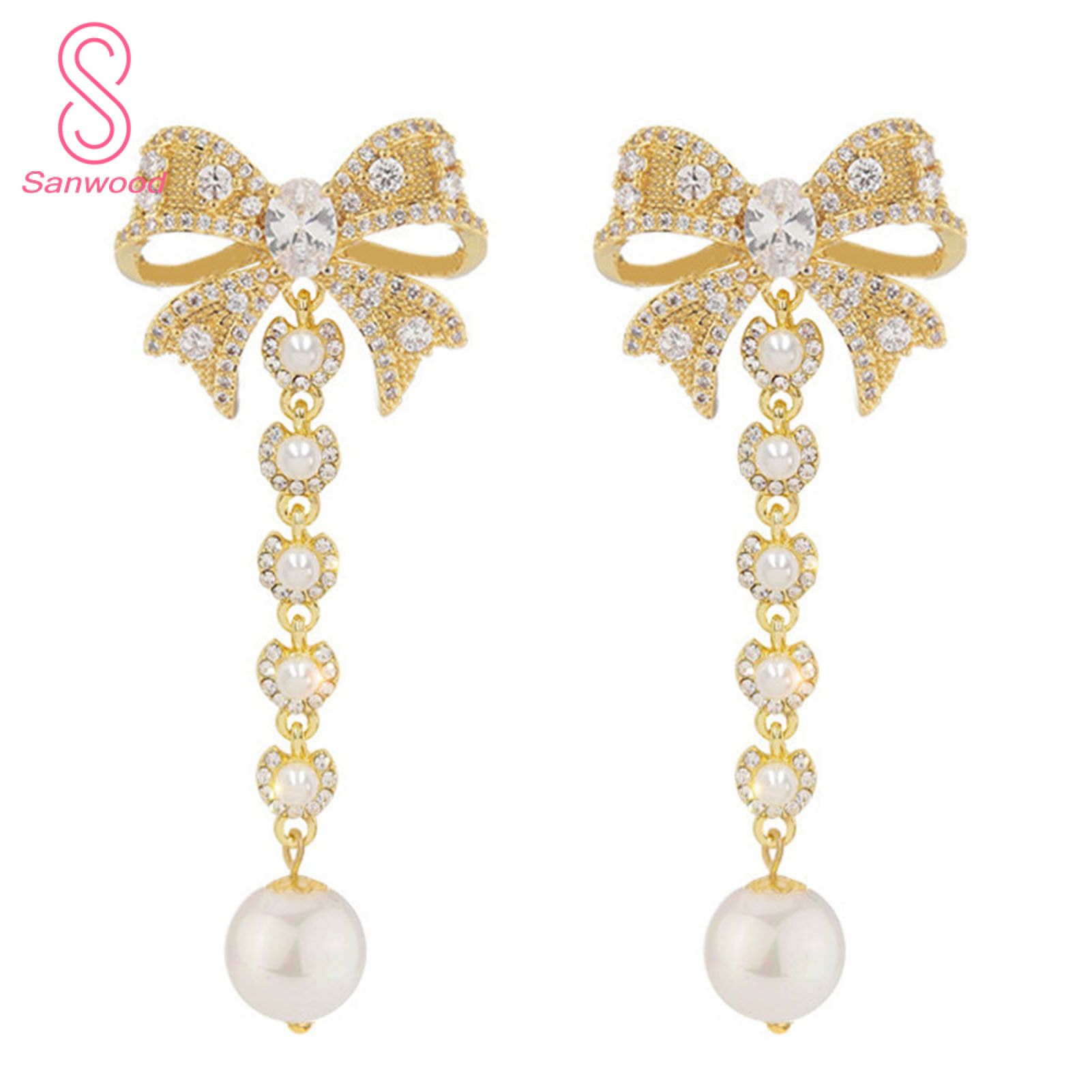 Dangle Earrings Anti-allergy Long Lady Drop Earrings