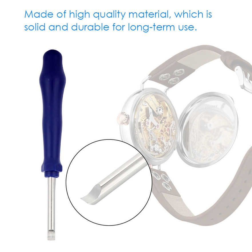 Metal Watch Blue Case Cover Remover Opener Pry Lever Snap Repair Tool S