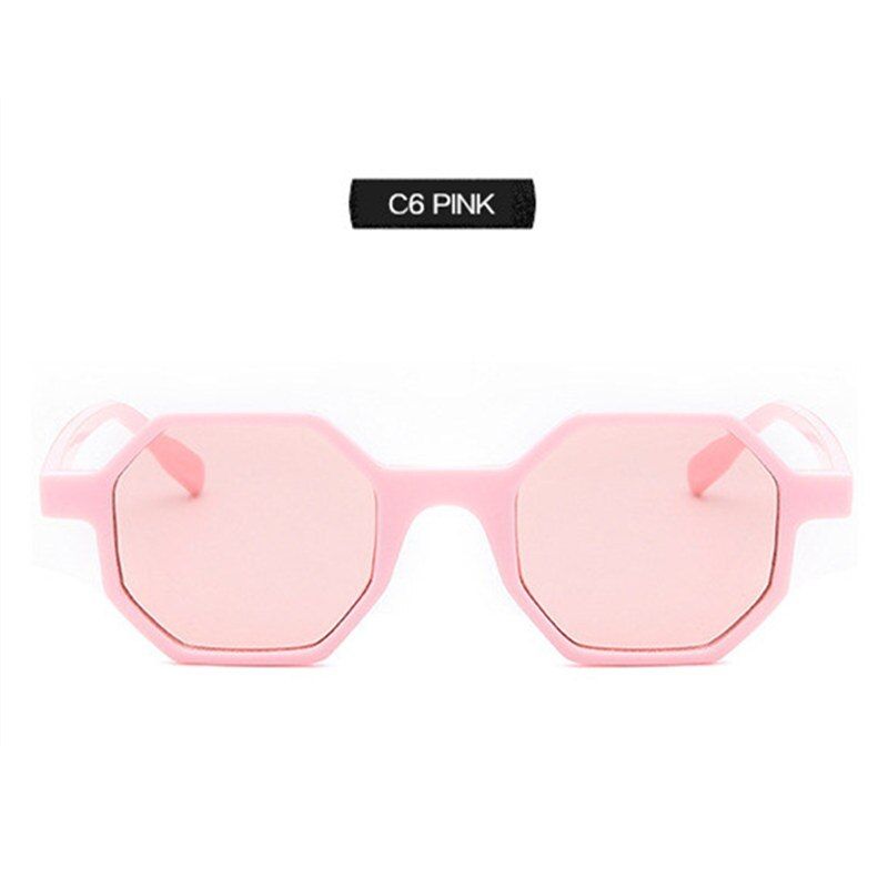 PinkXojoX Small Sunglasses Women Vintage Polygon Black Pink Red Sun Glasses Fashoin Glasses Retro Brand Eyeglasses Mirror UV400