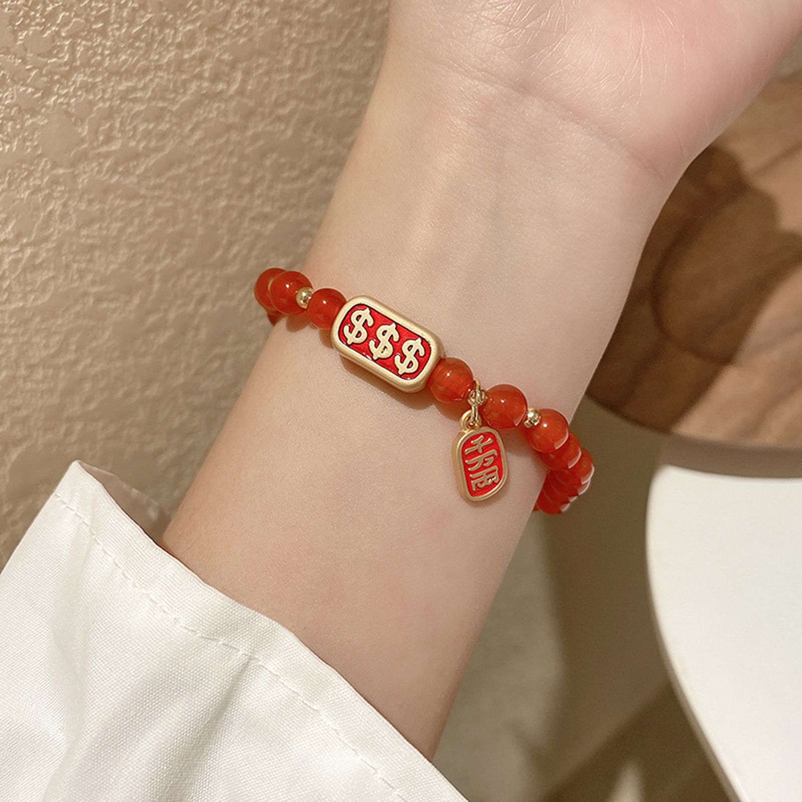 BODHI Braided Bracelet Meaningful Alloy Chinese Zodiac Ox Year Rope Bracelet
