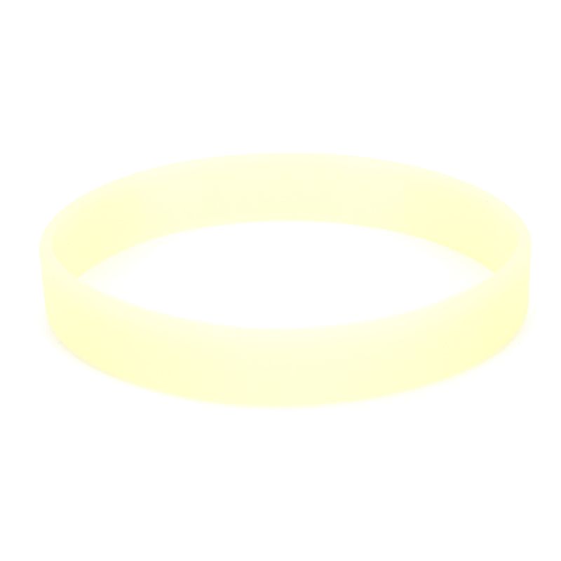 Glow In The Dark Noctilucous Silicone Rubber Wristband Bracelet