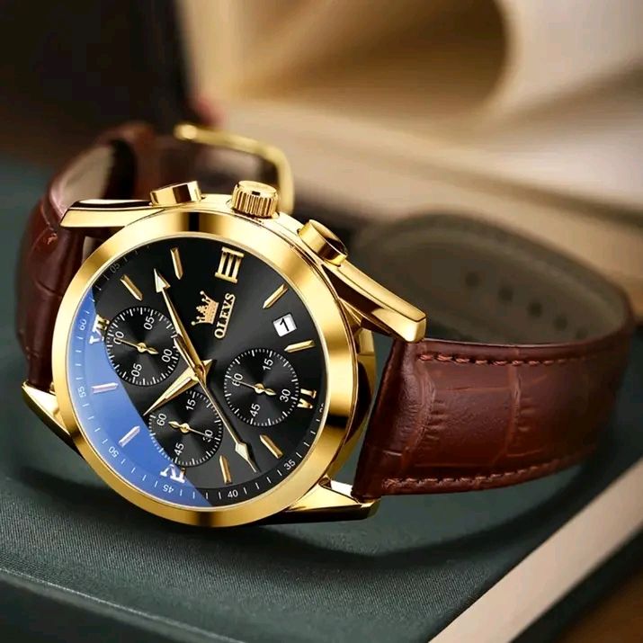 Olevs 2872 Quartz Wristwatch Men Waterproof Multifunction Business Casual Luminous Luxury Watch for Men