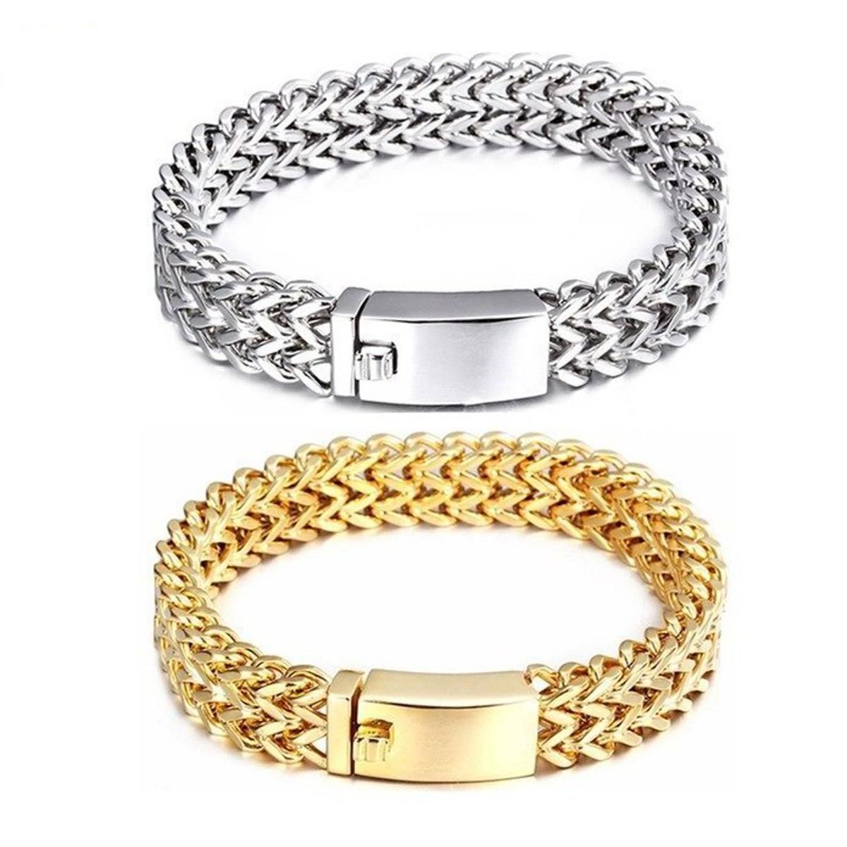 Men's Powerful Stainless Steel Bracelet -1 PC
