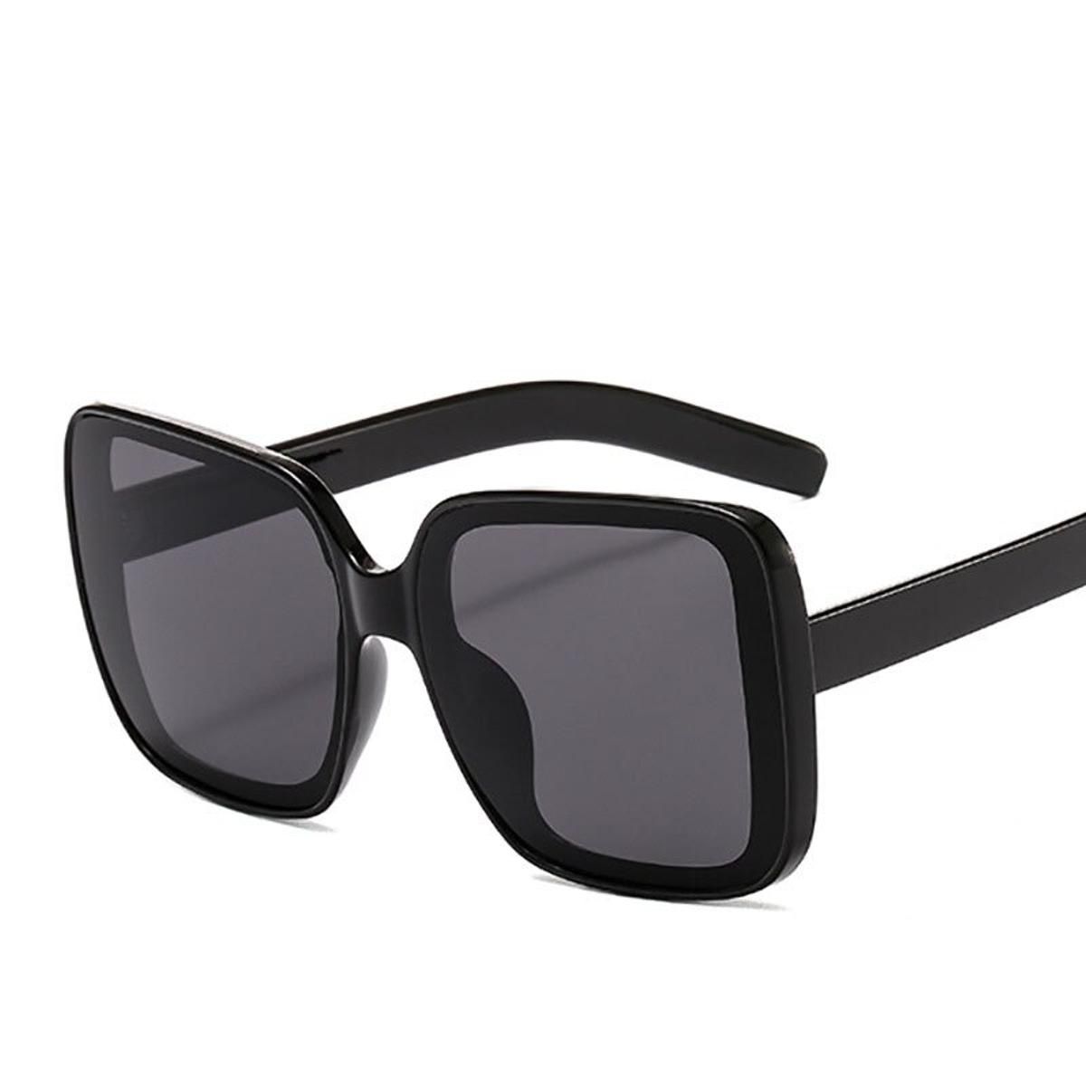 BlackGrayLeonLion Square Oversized Sunglasses Women Luxury Vintage Glasses Women Brand Designer Eyeglasses Women Mirror Oculos De Sol