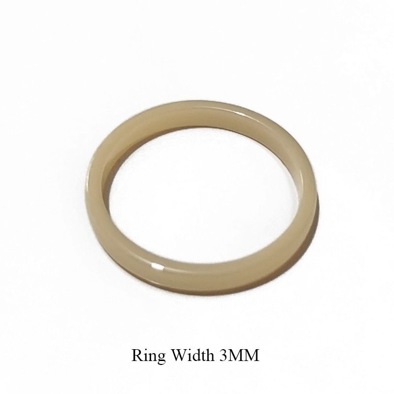 Simple 6/8mm Ceramic Rings for Women Men Black/White/Blue/Pink/Green Wedding Rings Classic Jewelry Fashion Accessories Gifts 7 9