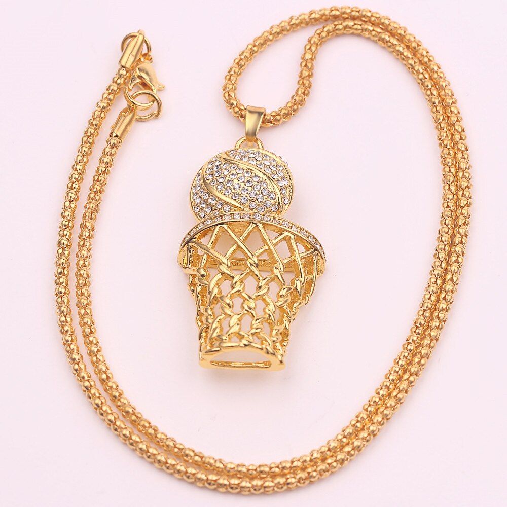 Charm Football Soccer Boots Shoes Basketball Pendant Necklace Men Boy Children Gift Necklaces Sporty Style association Jewelry