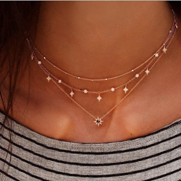 Bohemian Fashion Shell Necklaces & Pendants for 2021 Vintage Multilayer Choker Necklace Women Collier Femme Collares Jewelry