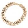 Women Simple Punk Style Cut Link Chain Choker Shiny All Match Neckle Jewelry
