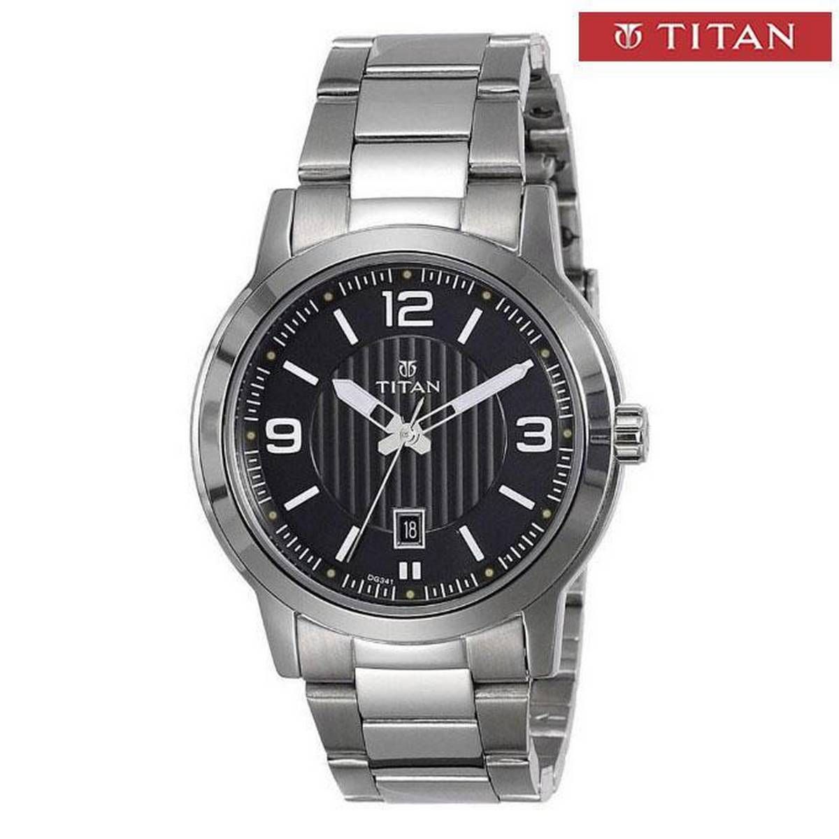 Titan 1730SM03 Neo Analog  Black Dial Men's Watch - One Size