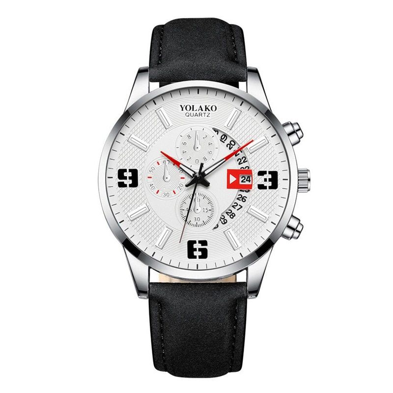 Men's Fashion Watches Men Sports Automatic Date Stainless Steel Watch For Men Top Luxury Brand Casual Waterproof Quartz Watch