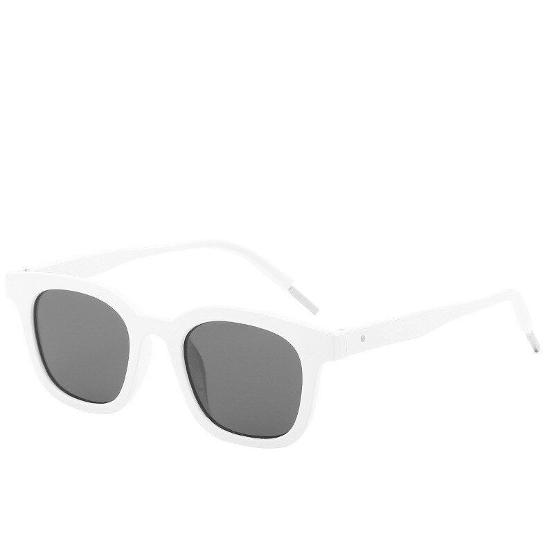 White GrayNew Trend Men's Small Square Eyeglasses Classic Personality Women Sunglasses Trend Outdoor Glasses