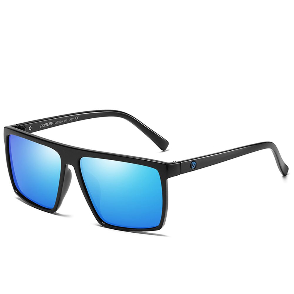 Yfashion DUBERY D369 Sports Polarized Sunglasses UV400 Square Driving Fishing Riding Sun lasses Lenses Color