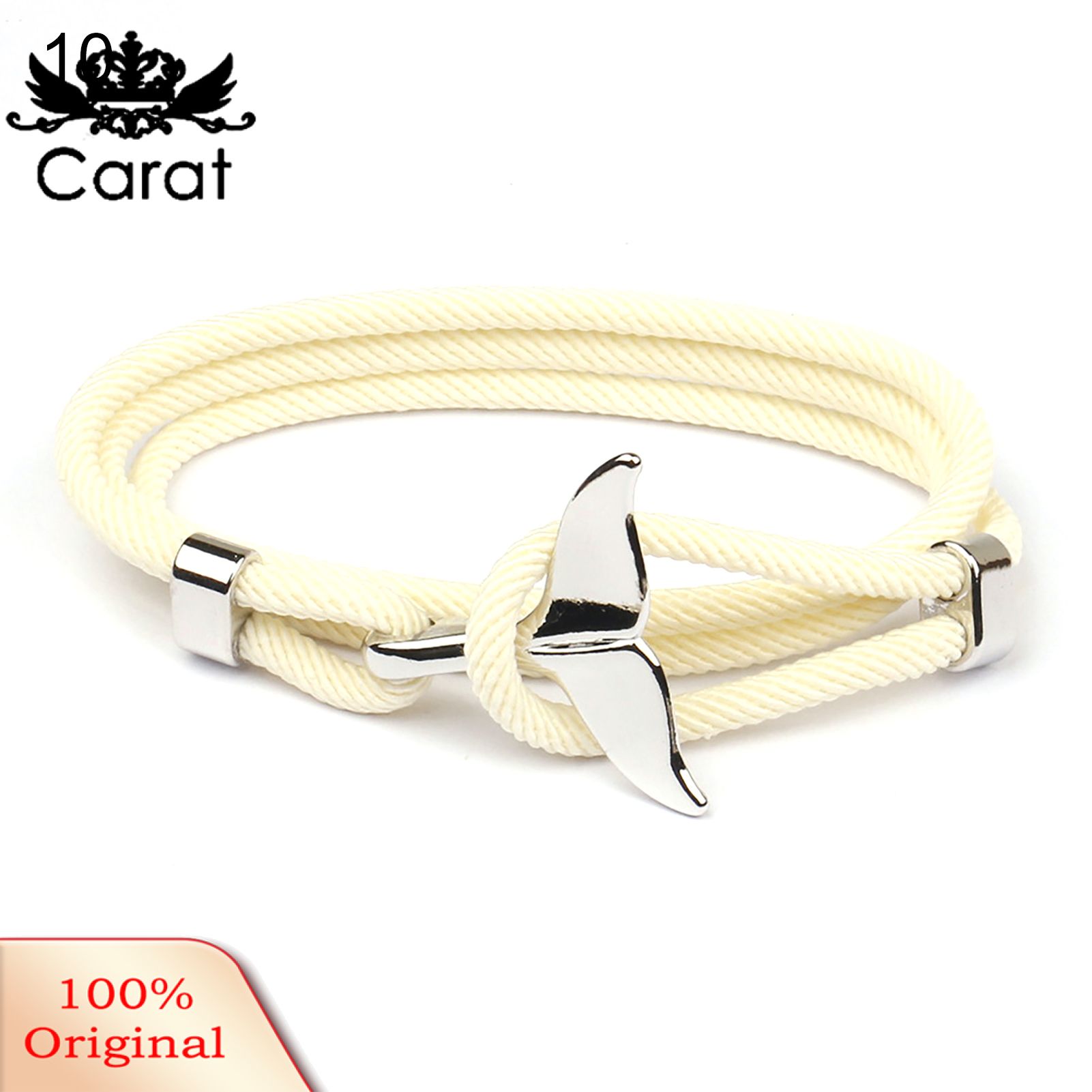 Shark Buckle Adjustable Couple Bracelet Multilayer Handmade Women Men Rope Wristband Jewelry Accessories