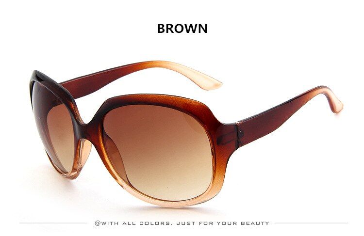 BrownRetro Classic Sunglasses Women Oval Shape Oculos De Sol Feminino Fashion Sunglaasses Women Brand Designer Price Sunglasses Girls